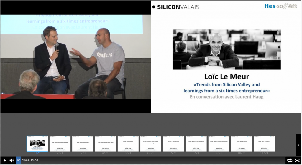 Webcast: Trends from Silicon Valley and learnings from a six times entrepreneur. A conversation between Loic Le Meur and Laurent Haug